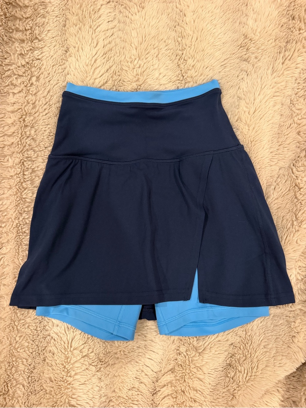 Women's Navy Skort with Light Blue Liner Lululemon